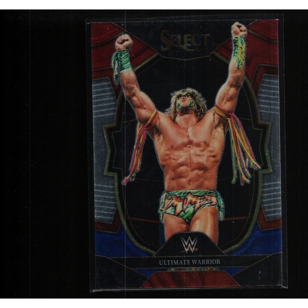 2023 Panini Select WWE Ultimate Warrior #61 Concourse Red Prizm Parallel